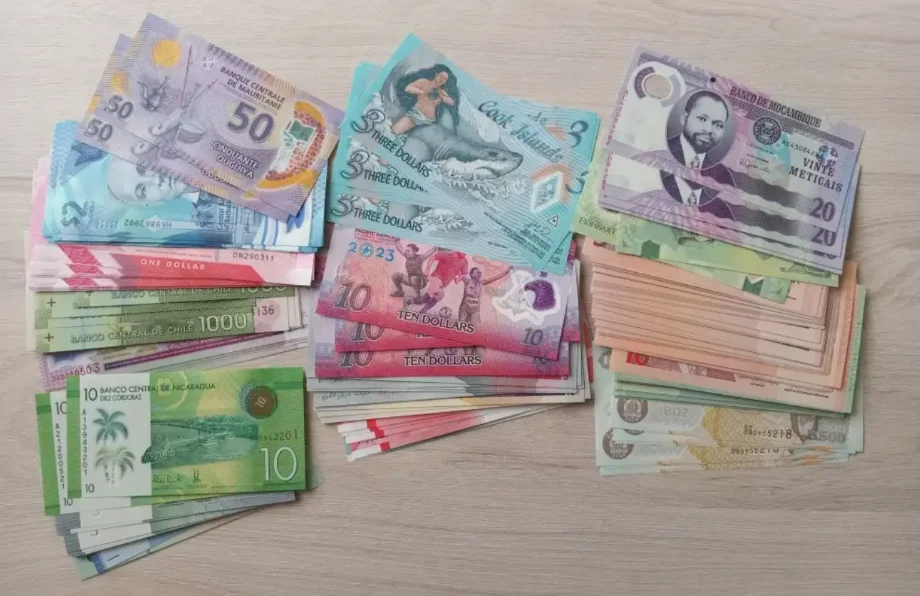 Унікальний дизайн іноземних банкнот